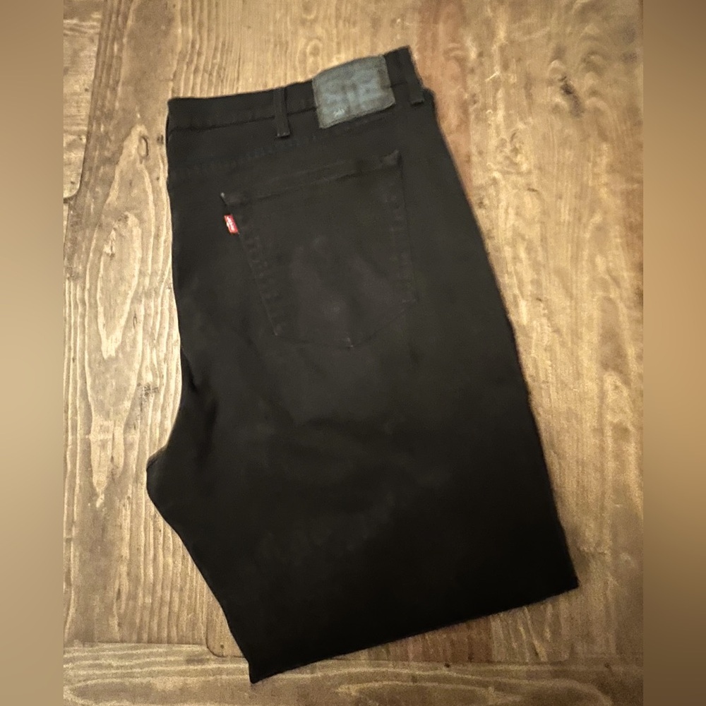 LEVI'S MENS 541 Black Jeans 44x32 LOOSE  TAPERED